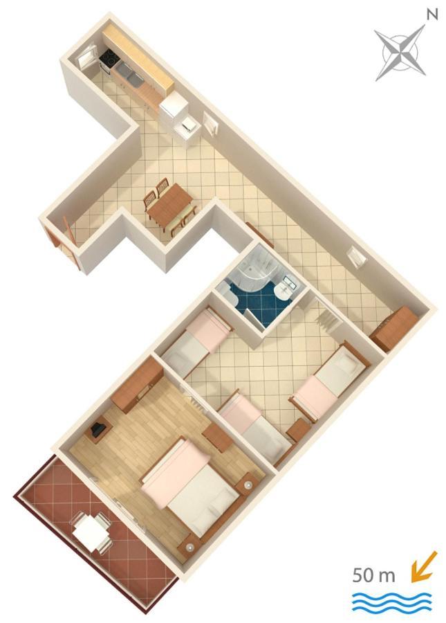 Apartments By The Sea Promajna, Makarska - 2673 Luaran gambar